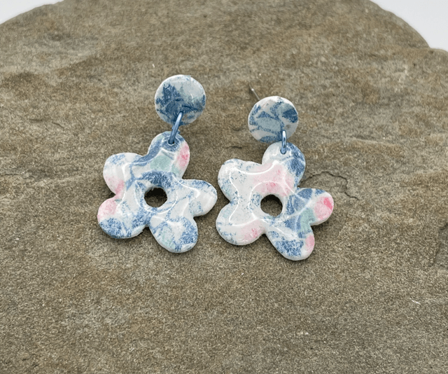 Vintage style midi statement earrings