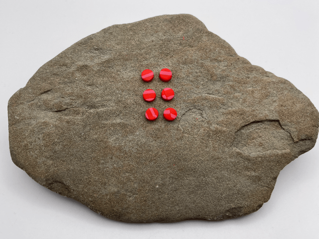 Mini assorted pink and red studs