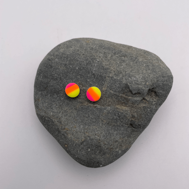 Mini stripey studs