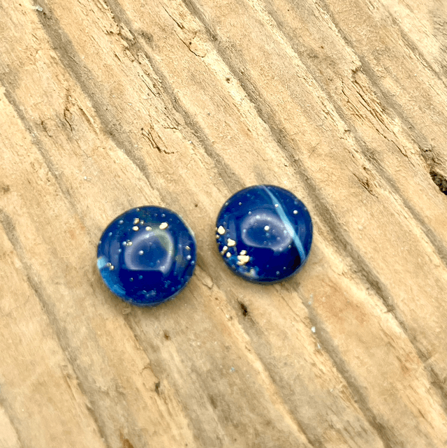 Dark Ocean Midi Studs 