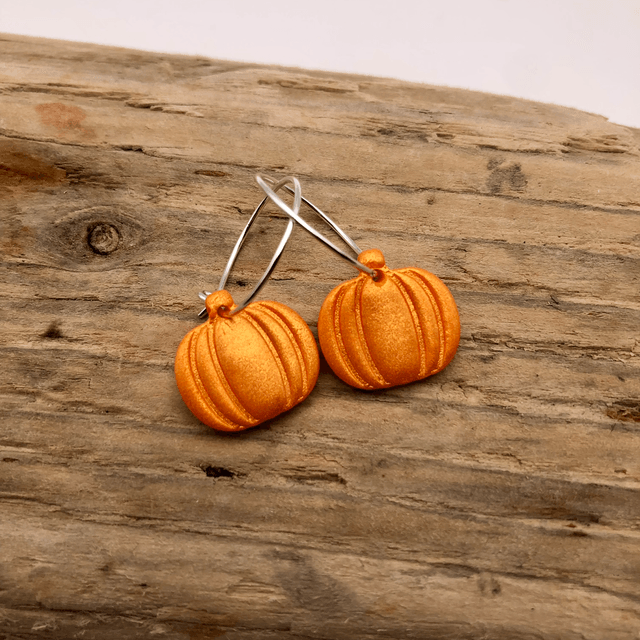 Orange shimmer pumpkins