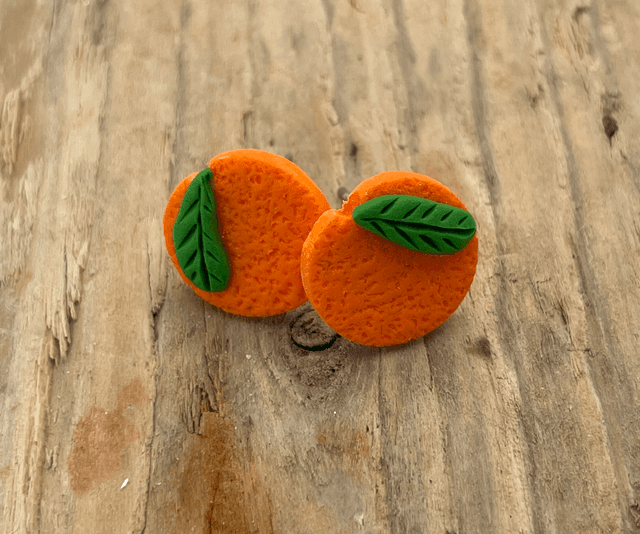 Orange studs