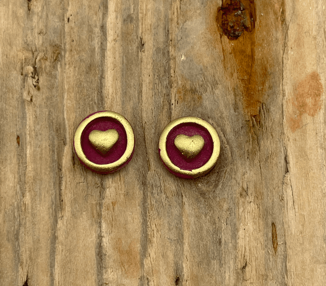 Gold hearts
