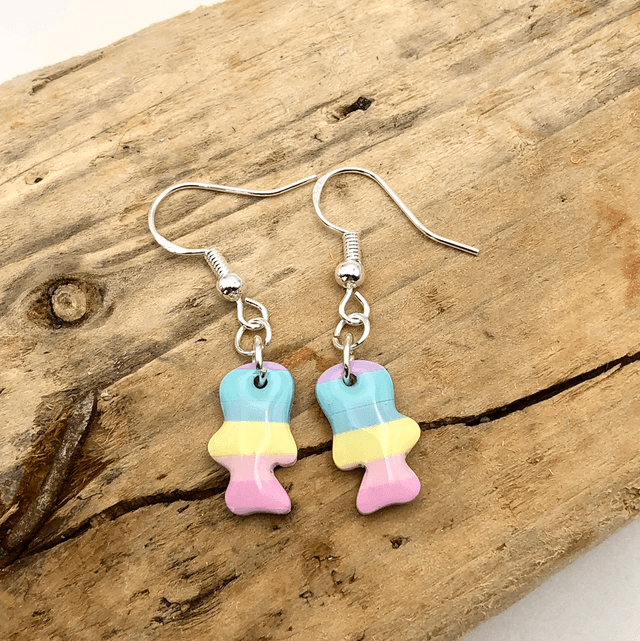 Pastel abstract drops