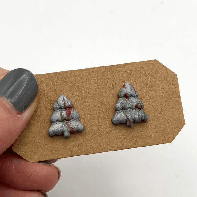 Silver Christmas trees