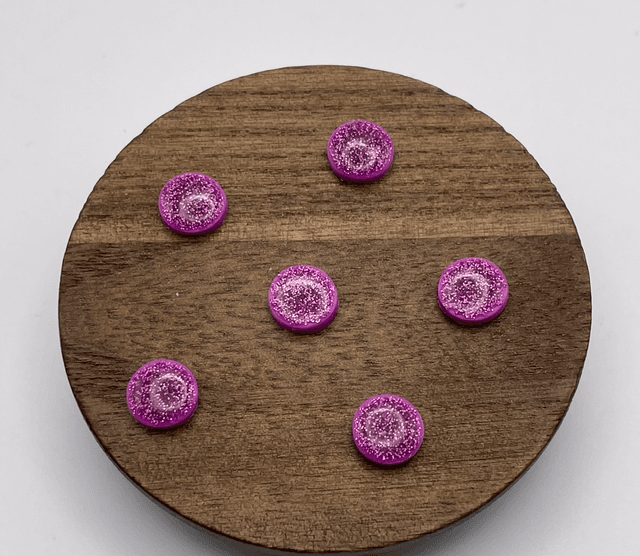 Purple midi studs