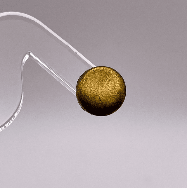 Antique gold studs