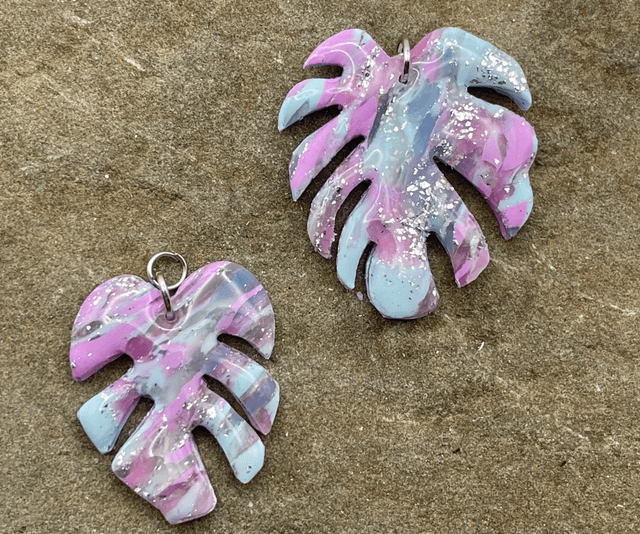 Misty Monstera Pendants