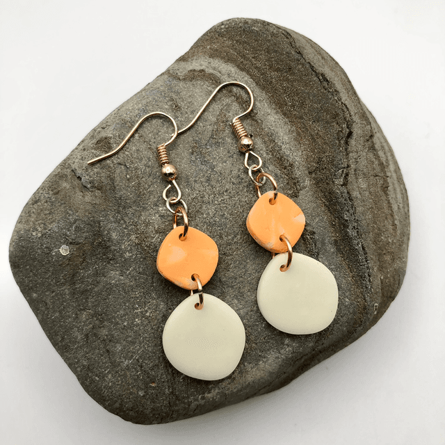 Glow in the dark double drops-orange
