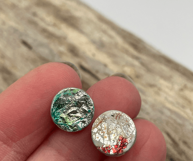 Multi-coloured midi earrings 